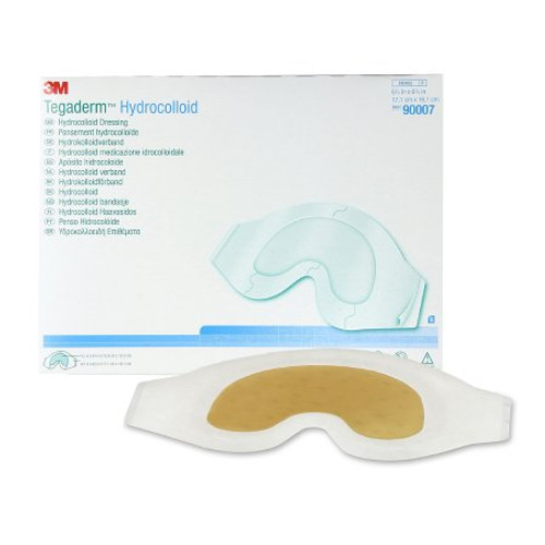 Hydrocolloid Dressing 3M Tegaderm 6-3/8 X 6-3/4 Inch Sacral Sterile 90007