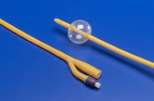 Foley Catheter Ultramer 2-Way Coude Tip 5 cc Balloon 16 Fr. Hydrogel Coated Latex 1616C