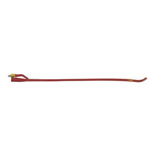 Foley Catheter Bardex Lubricath 2-Way Coude Tip 5 cc Balloon 20 Fr. Hydrophilic Polymer Coated Latex 0102L20