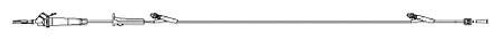 Primary Administration Set 60 Drops / mL Drip Rate 104 Inch Tubing 2 Ports 42133E Primary Administration Set 60 Drops / mL Drip Rate 104 Inch Tubing 2 Ports 42133E