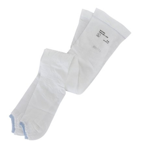 Anti-embolism Stocking McKesson Thigh High Large / Long White Inspection Toe 84-43