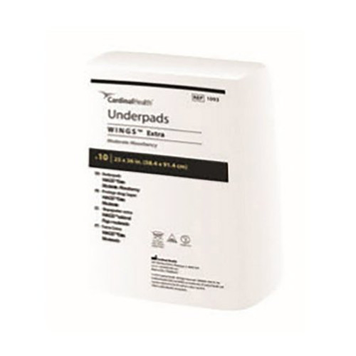 Underpad Simplicity Basic 23 X 36 Inch Disposable Fluff Light Absorbency 7176