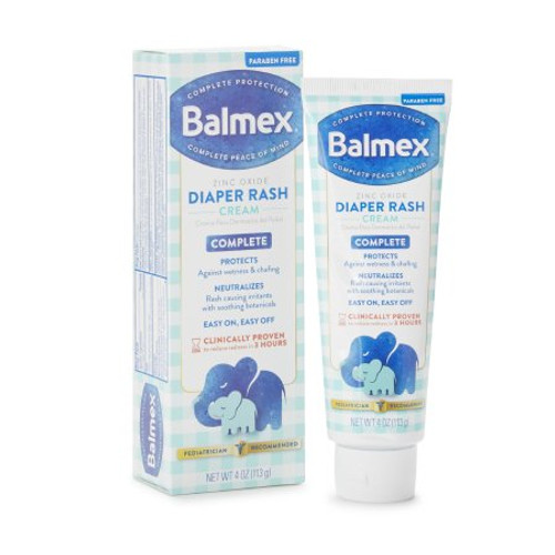 Diaper Rash Treatment Balmex 4 oz. Tube Scented Cream 4100 Case/24