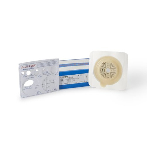 Ostomy Barrier Trim to Fit Standard Wear Tape Collar 70 mm Flange 2 Inch Opening 5 X 5 Inch 7251234 Box/5