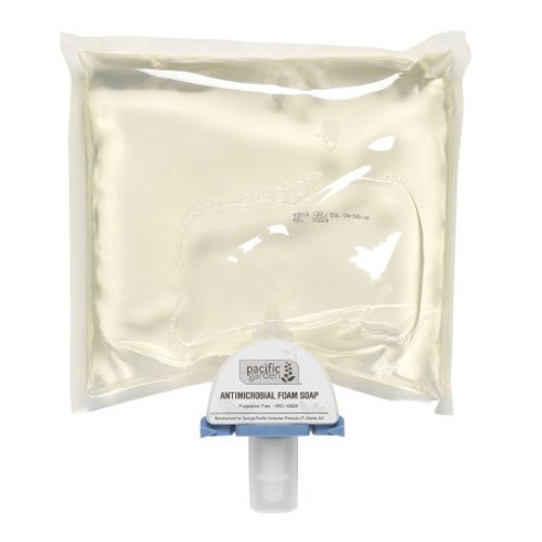 Antimicrobial Soap Pacific Garden Foaming 1 200 mL Dispenser Refill Bag Unscented 43820 Case/4