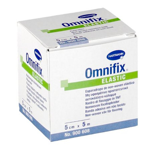 Dressing Retention Tape Omnifix Elastic Air Permeable Nonwoven 2 Inch X 2 Yard White NonSterile 900608 Roll/1