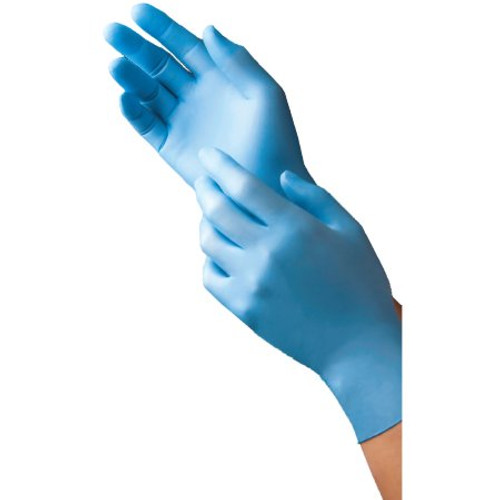 Exam Glove 9252 Series Small NonSterile Nitrile Standard Cuff Length Textured Fingertips Blue Not Chemo Approved 9252-10 Case/2000