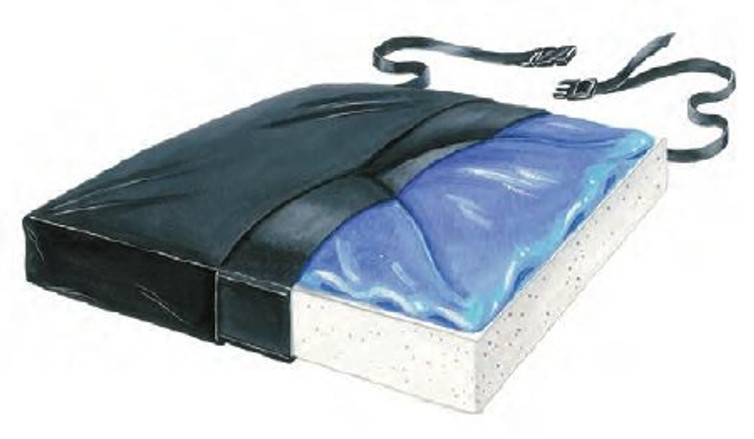 Bed Mattress Fusion XC Featuring Dynamic Dispersion Pressure Redistribution 36 X 84 X 6 Inch FUSXC84 Each/1