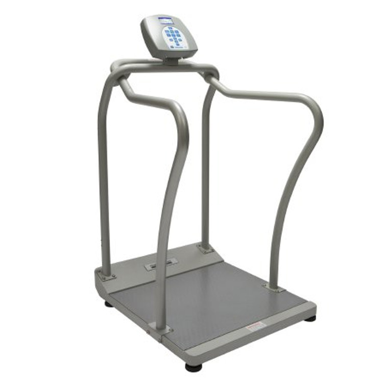 Digital Platform Scale Health O Meter 1-1/2 Inch High-Contrast Color TFT-LCD Screen 1000 lbs. / 454 kg AC Adapter or 6 D Battery Operated 2101KL Each/1