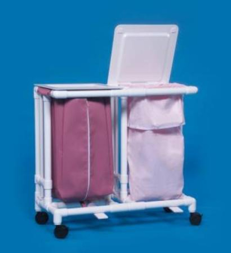 Double Hamper with Bags Classic 4 Casters 39 gal. LH-22-ZF MESH Each/1 - 22067809