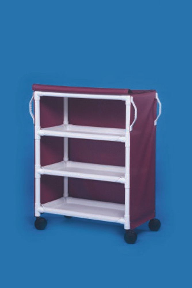 Deluxe Linen Cart 4 Casters 4 Inch PVC LC36-3 Each/1 - 36303401