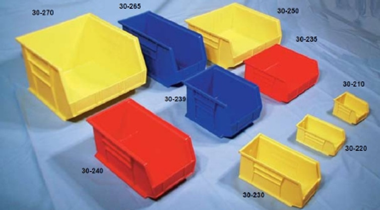 Storage Bin Blue Polypropylene 10.88 X 5.5 X 5 Inch 30-230 BLUE Each/1