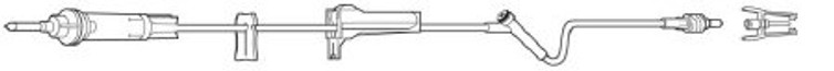 Administration Set Duo-Vent 10 Drops / mL Drip Rate 103 Inch Tubing 1 Port ACT5435 Case/48