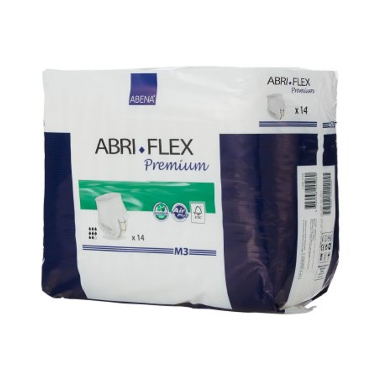 Adult Absorbent Underwear Abri-Flex Pull On Medium Disposable Moderate Absorbency 41085 BG/14