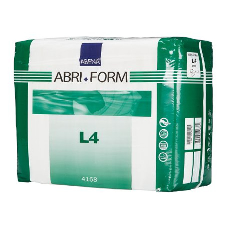 Adult Incontinent Brief Abri-Form Comfort Tab Closure Large Disposable Light Absorbency 4168 Case/36