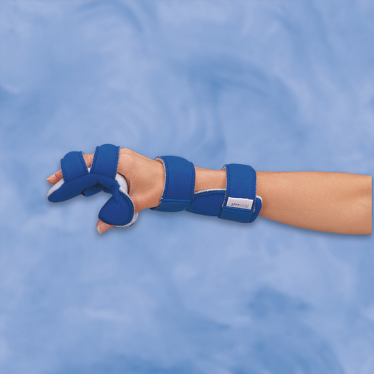 Resting Hand Splint Wire / Foam Right Hand Blue Medium 325CR Each/1