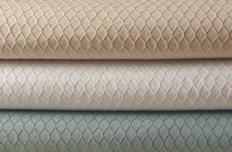 Bedspread Gemstone 75 W X 110 L Inch Cotton 50% / Polyester 50% Federal Blue 32090138 DZ/12
