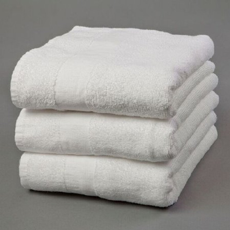 Bath Towel 24 W X 50 L Inch White 40140301 DZ/12