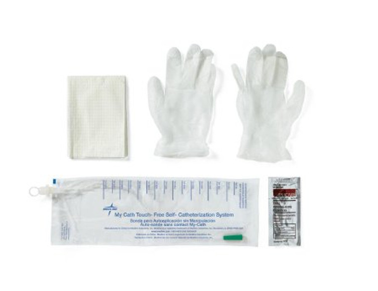 Intermittent Catheter Kit My-Cath Touch-Free Closed System / Self Catheter 14 Fr. Without Balloon Vinyl DYND10440 Each/1