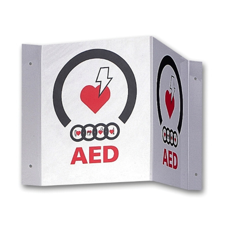 First Aid Sign AED Plus Aed Automated External Defibrillator 8000-0825 Each/1