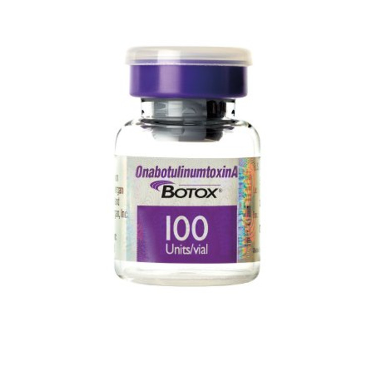 Botox Therapeutic Skeletal Muscle Relaxant Botulinum Toxin Type A onabotulinumtoxinA 100 Units Injection Single Use Vial 23114501 Vial/1