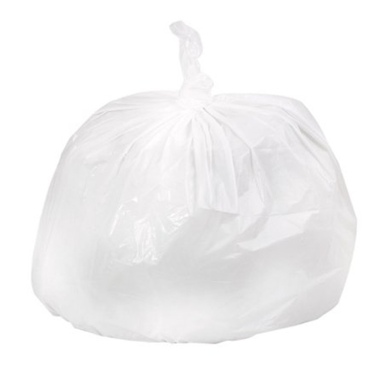 Trash Bag Colonial Bag Tuf 33 gal. White LLDPE 0.75 Mil. 33 X 39 Inch X-Seal Bottom Coreless Roll CRW39X