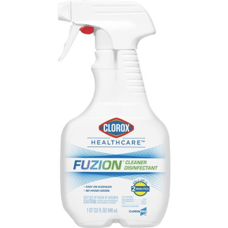 Clorox Healthcare Fuzion Surface Disinfectant Cleaner Broad Spectrum Pump Spray Liquid 32 oz. Bottle Scented NonSterile 31478