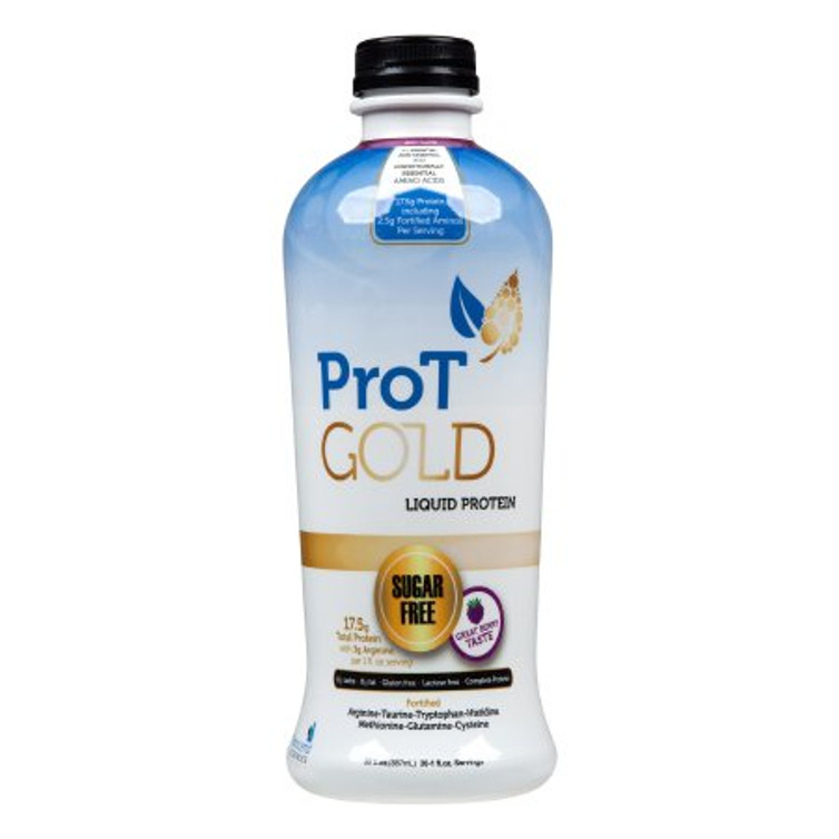 Oral Protein Supplement ProT Gold Berry Flavor Ready to Use 30 oz. Bottle 851010004157