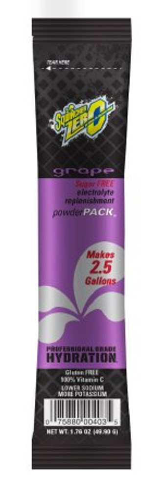 Electrolyte Replenishment Drink Mix Sqwincher Zero Grape Flavor 1.76 oz. X397-MD600