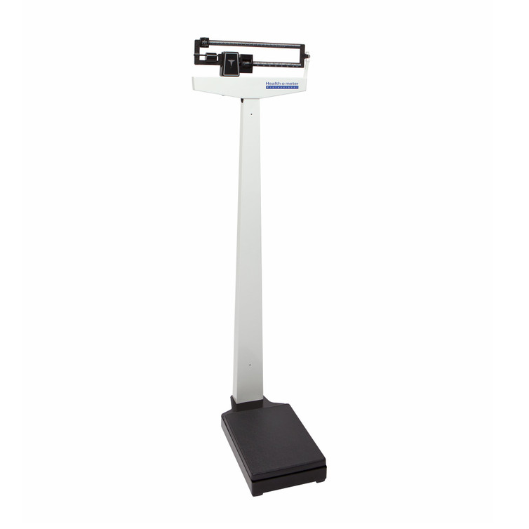 Floor Scale Health O Meter Balance Beam Display 490 lbs. / 210 kg Capacity Black / White Analog 400KLWHCW Each/1