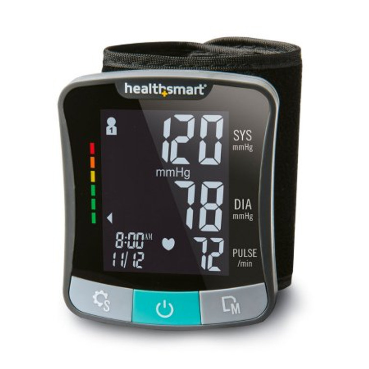 Digital Blood Pressure Monitor Wrist Cuff Mabis 1-Tube Automatic Talking Model Adult One Size Fits Most 04-820-001 Each/1