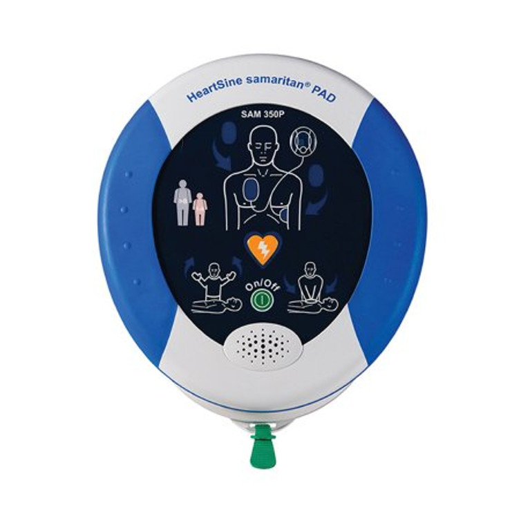 Defibrillator Unit Semi - Automatic HeartSine Electrode / Paddle Contact 350-STR-US-10 Each/1