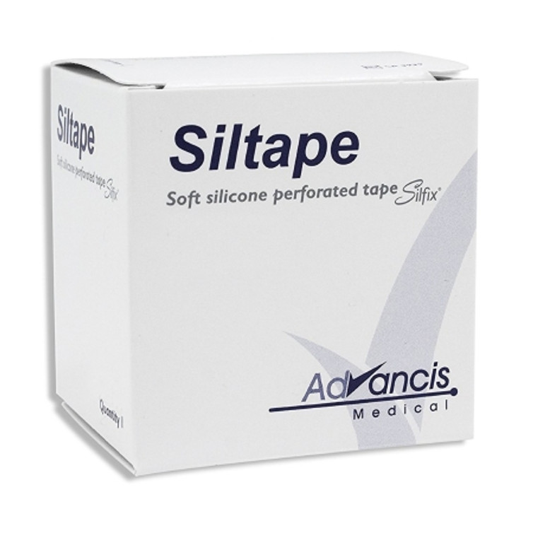 Medical Tape Siltape Skin Friendly Silicone 3/4 Inch X 3 Yard White NonSterile CR3938 Case/12