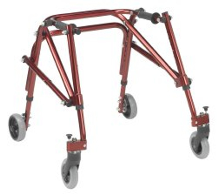 Posterior Gait Trainer Adjustable Height Nimbo Aluminum Frame 85 lbs. Weight Capacity 19 to 25 Inch Height KA2200-2GCR