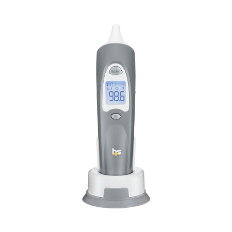 Tympanic Ear Thermometer HealthSmart Ear Probe Handheld 18-220-000 Each/1