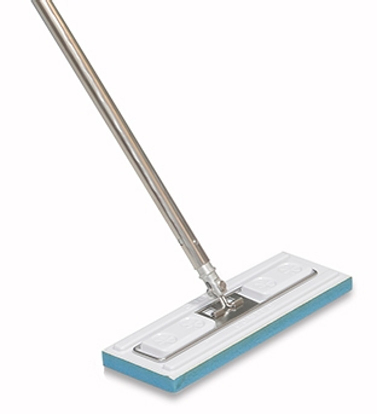 Cleanroom Wet Mop Pad Contec Klean Max Sealed Edge Medium White Microfiber / Polyester Disposable HCKM3002