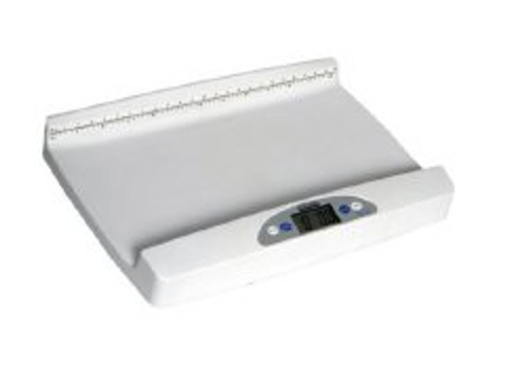Baby Scale Health O Meter Digital LCD Display 44 lbs. Capacity White AC Adapter / Battery Operated 553KLCT