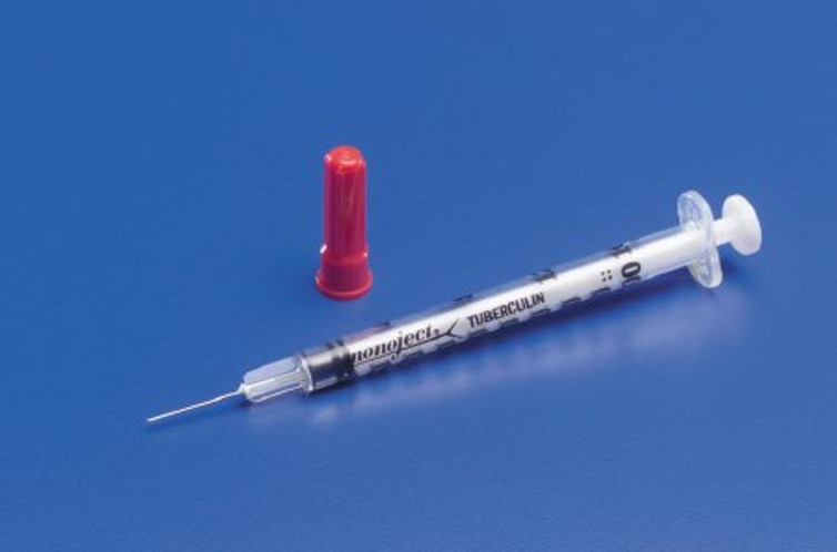 Insulin Syringe Monoject 1 mL Rigid Pack Accu-Tip Flat Plunger Tip Without Safety 8881501384