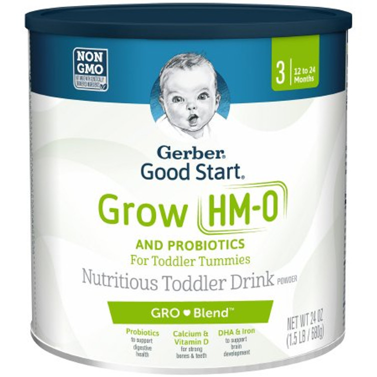 Pediatric Oral Supplement Gerber Good Start Grow Unflavored 24 oz. Can Powder 5000049504