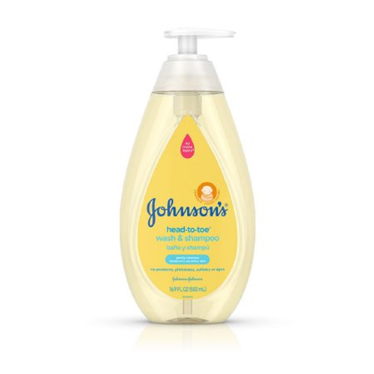 Baby Soap Johnson s Head-To-Toe Liquid 16.9 oz. Bottle Floral Scent 10381371175670