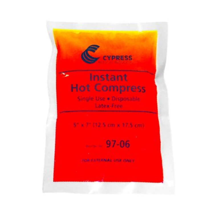Instant Hot Pack Cypress General Purpose Small Plastic Disposable 97-06