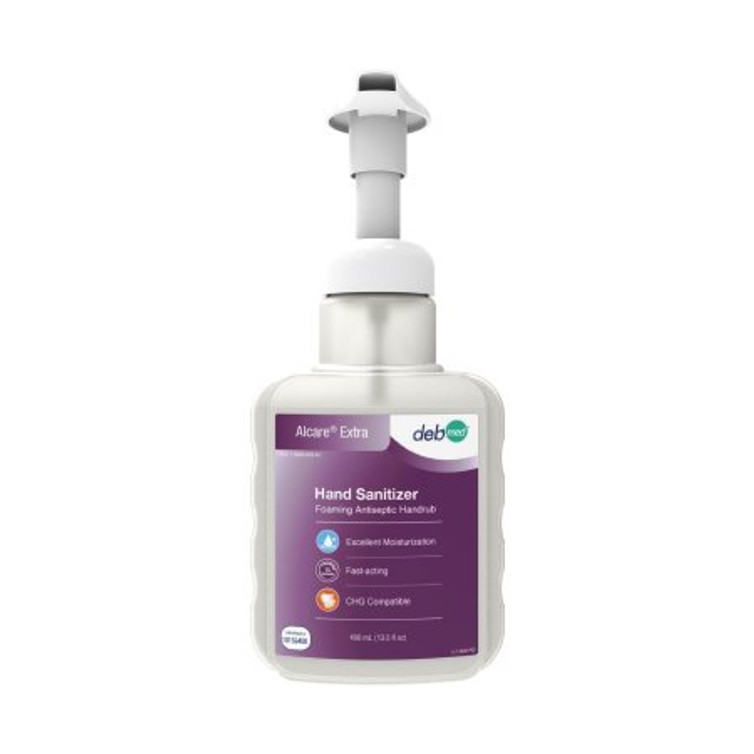 Hand Sanitizer Alcare Extra 400 mL Ethyl Alcohol Foaming Pump Bottle 10156400