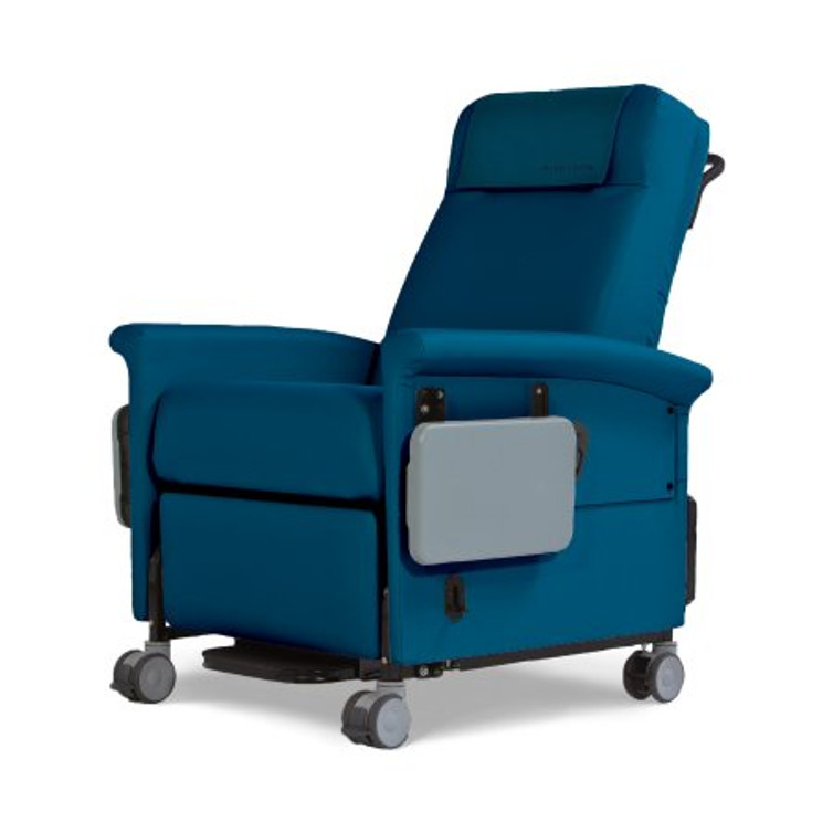 Medical Transport Manual Recliner McKesson Colonial Blue Vinyl MCK650T45-TS7