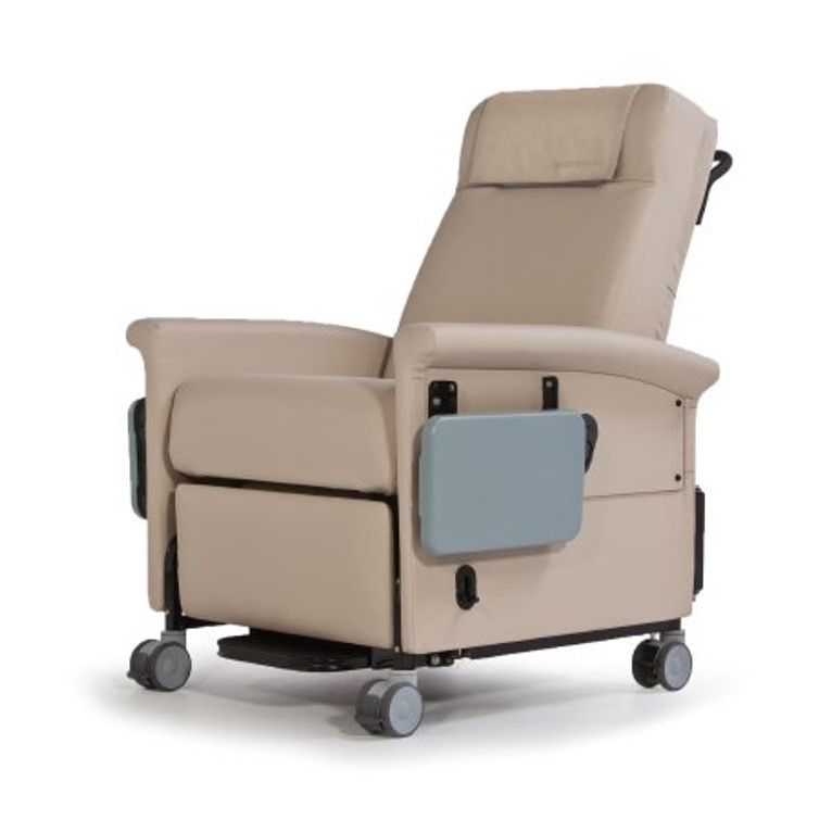 Bariatric Transport Manual Recliner McKesson Natural Vinyl MCK660T09-TS7