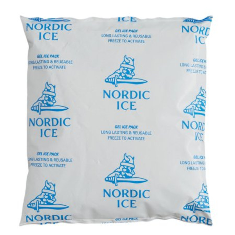 Refrigerant Gel Pack Nordic Ice 1 X 5-1/2 X 6 12 oz. For Safe Transport of Food Pharmaceuticals and Medical Products NI12