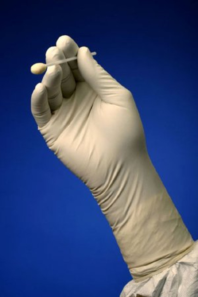 Cleanroom Glove TechNiGlove International STN200P Series Medium Nitrile White 12 Inch Beaded Cuff Sterile 19168802