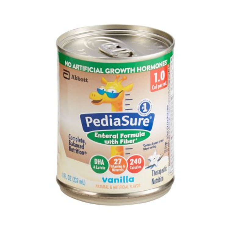 Pediatric Oral Supplement / Tube Feeding Formula PediaSure Enteral with Fiber 8 oz. Can Ready to Use 67403