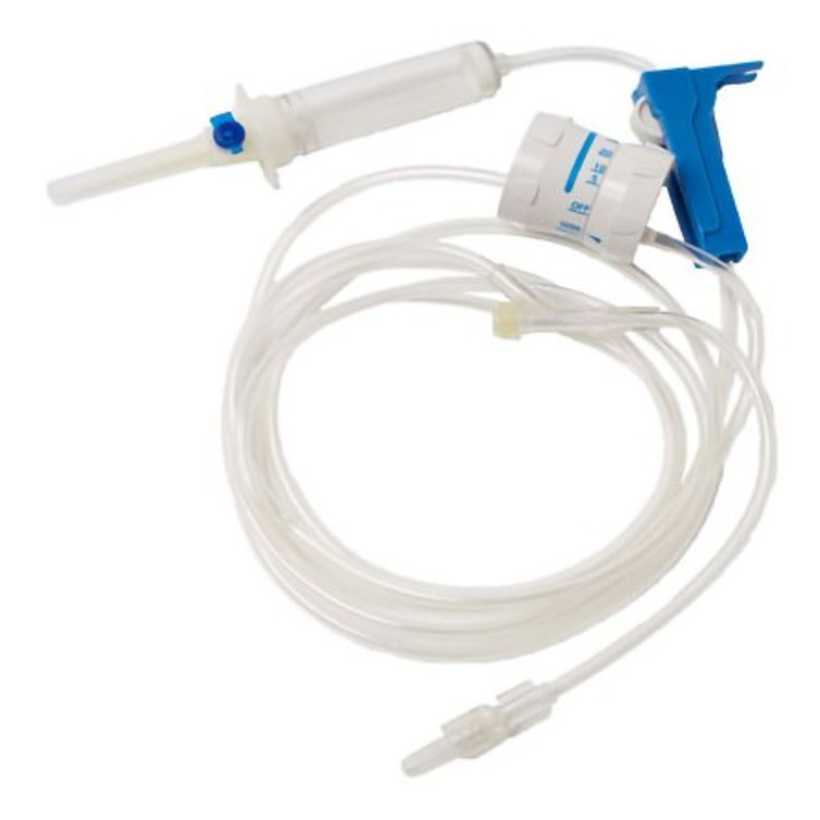 Primary Administration Set TrueCare 20 Drops / mL Drip Rate 92 Inch Tubing 1 Port TCBINF033G Box/40