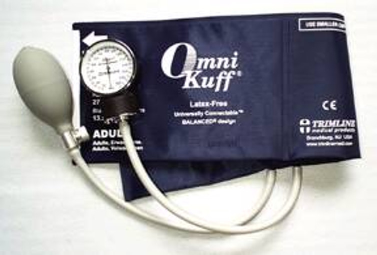 Blood Pressure Cuff and Bulb Omni-Kuff Adult Arm Size 11 Cuff 25.4 cm Nylon Cuff 1603 Each/1