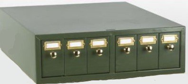 Slide Storage Cabinet McKesson Metal 6 Dual Slotted Drawers 177-513500G Each/1